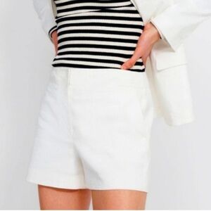 Theory Linen Blend Eco Crunch Wash Mini Short